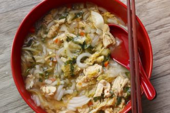 Chicken and Vegetable Lemongrass Soup - Rockin Arugula